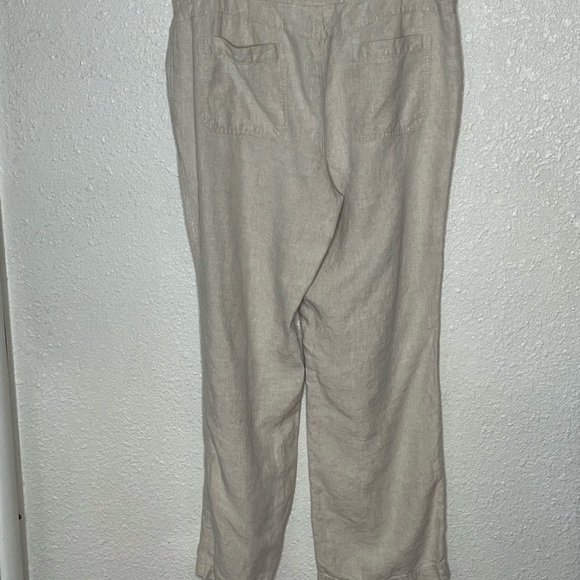 Chicos Linen Pants Sz 3 - Picture 5 of 7